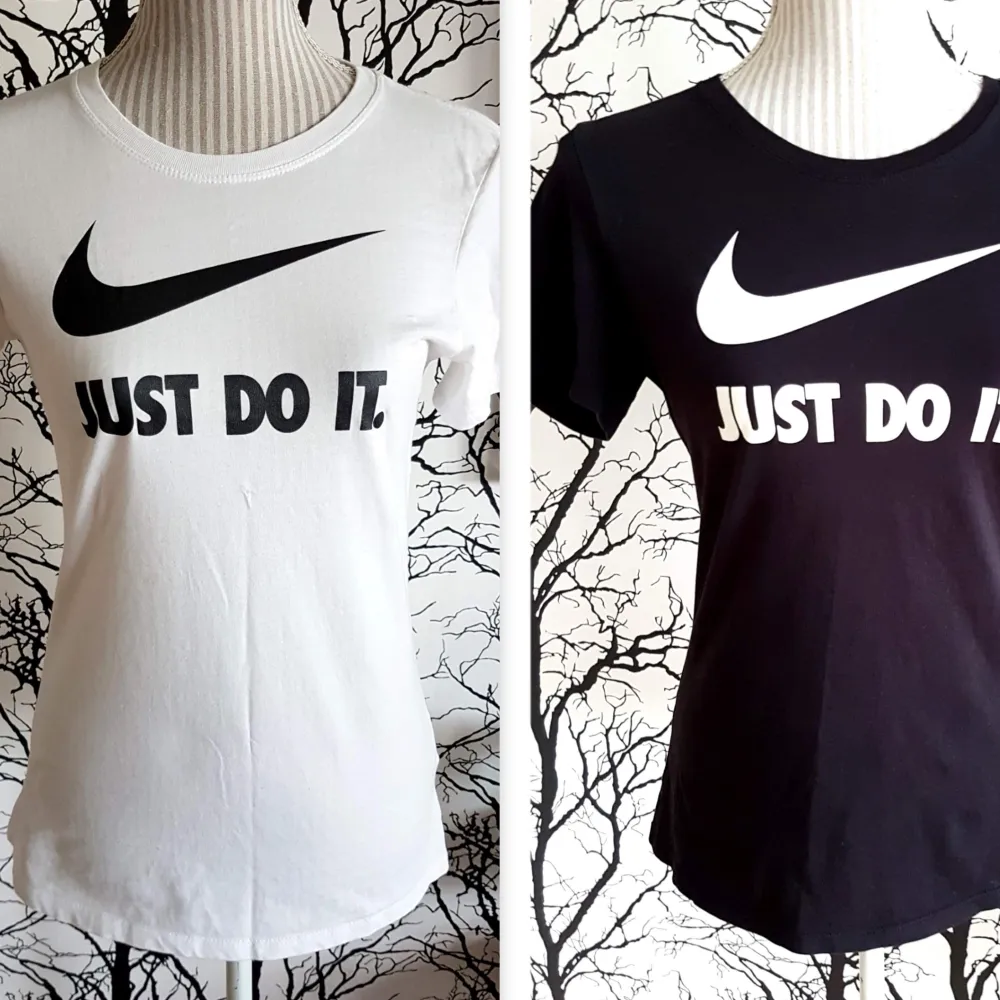 Använd 1-2 gånger! Superfint skick  Nike Stl S i svart ( finns likadan i vit ) inköpt på Intersport Bomull . T-shirts.
