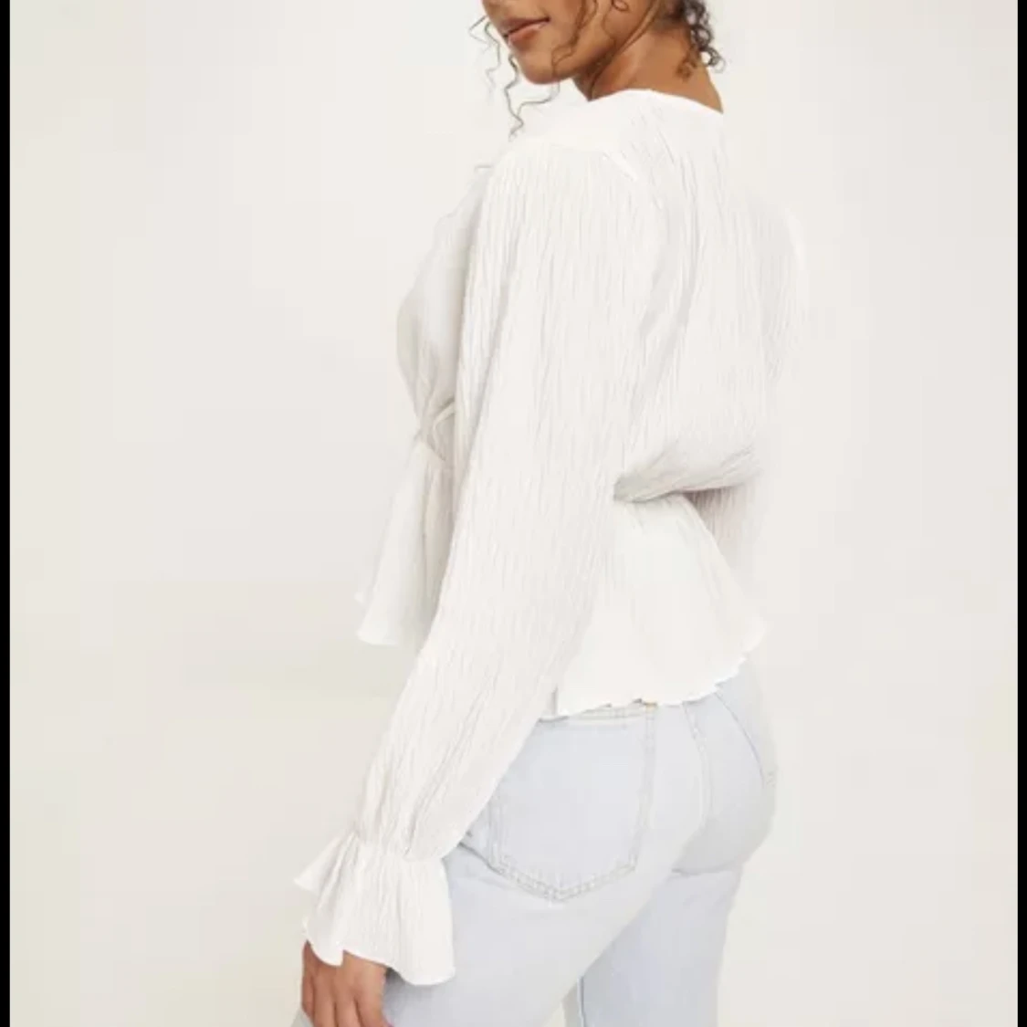 BikBok Tröja stl M Beige Topp.