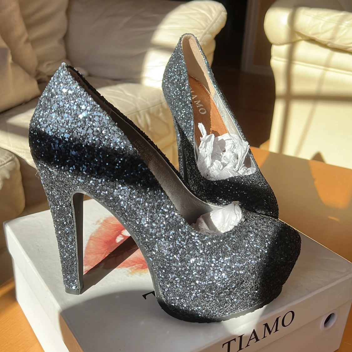 Glittriga pumps - 91