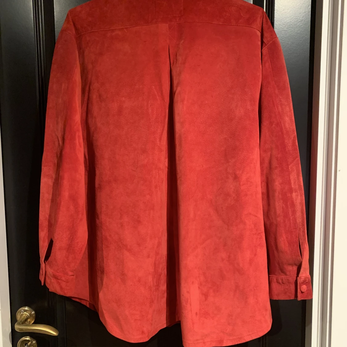 Röd mockaskjorta - 91