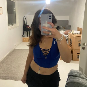 linne - fint blått linne ifrån gina tricot 