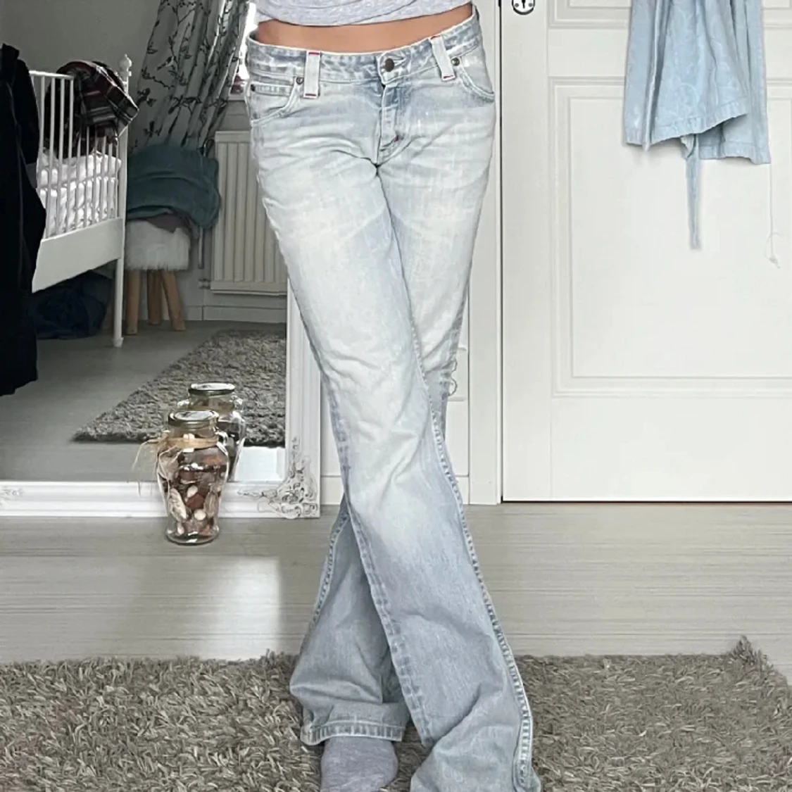 Lågmidjade jeans - 90