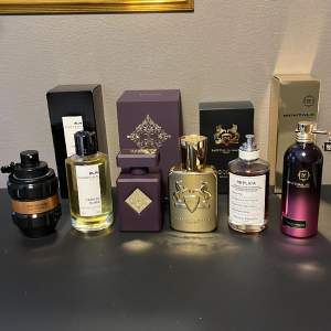 Tjenare!  Säljer parfymer i samples (5/10 ml) för grymma priser!  Även Mfk Grand soir finns tillgängligt för köp!  Främst säljs Niche parfymer vilket är extra exklusiva och unika! Pris varierar på parfym och står i kommentarerna. 