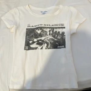 Brandy Melville tröja - Superfin tröja med tryck från brandy Melville💗Den är bara använd ett fåtal gånger och har inga defekter💗 säljs pga ingen användning längre💗den är one size men skulle säga att den är storlek XS/S/M eftersom den är väldigt stretchig💗