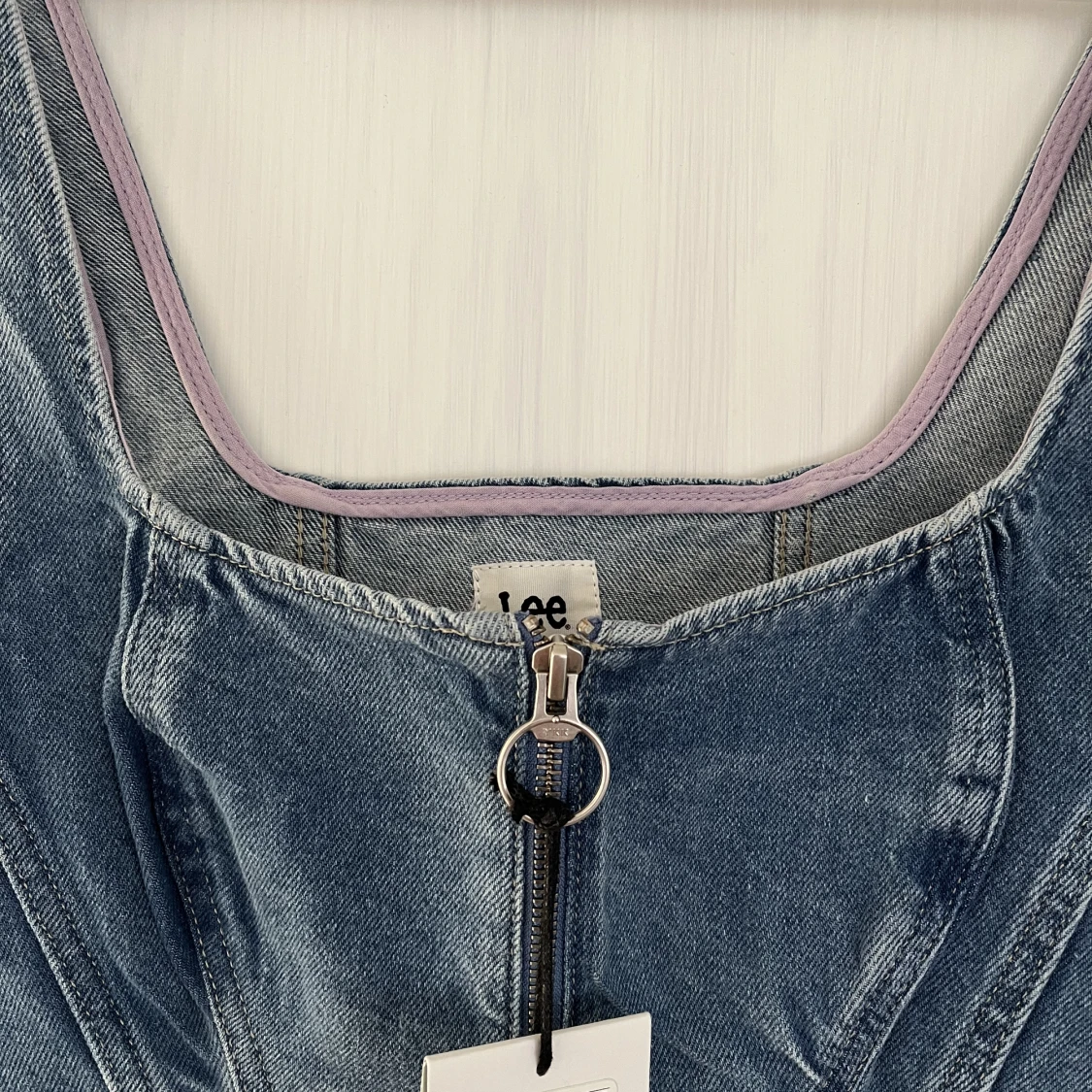 Denim korsett topp - 91