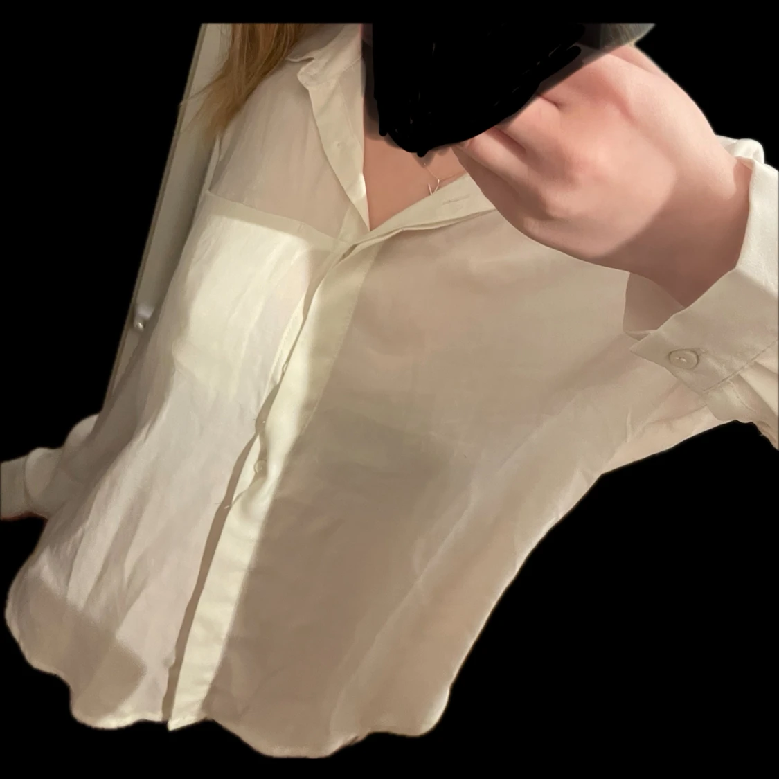 Luftig vit skjorta 