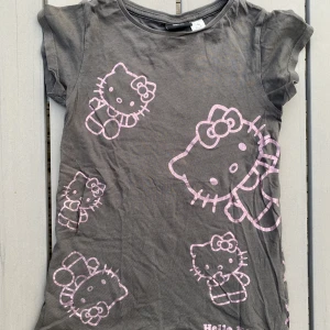 Hello Kitty T-shirt  - hello kitty t-shirt. sanrio x h&m. Fint skick inga skador. Tror den är storlek 146/152. Passar säkert som en baby tee xxs-xs