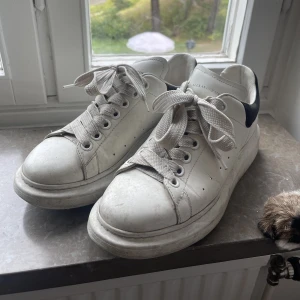 Alexander McQueen sneakers - McQueens?? On the low?? Yes sir! Inköpta 2017 i butiken på rue saint honore i Paris. Använda, tyvärr har en söm i hälen spruckit på ena skon. Alla har ändå brallor som täcker skorna numera 🤷‍♂️ Come grab a steal!! Strl 40. Fler bilder kan fås!