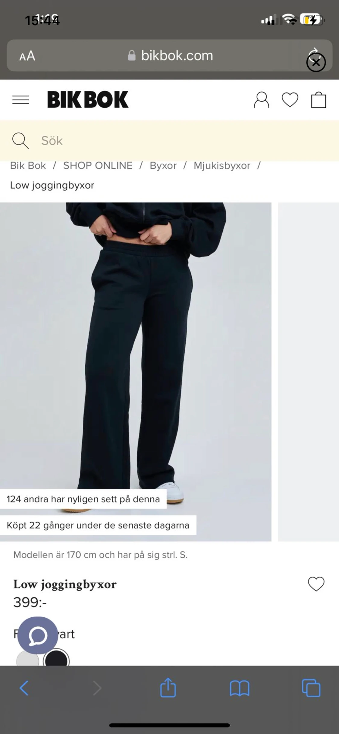 Low waist mjukisbyxor - 90