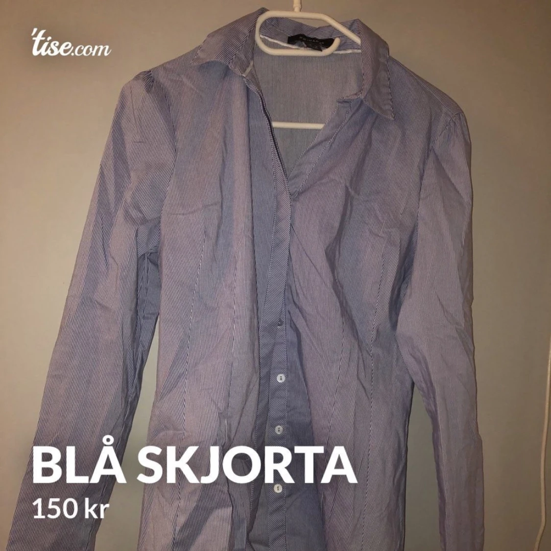 Blå skjorta