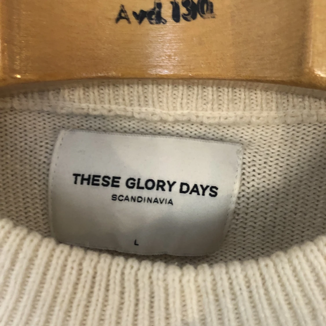 Stickad randig tröja - 91