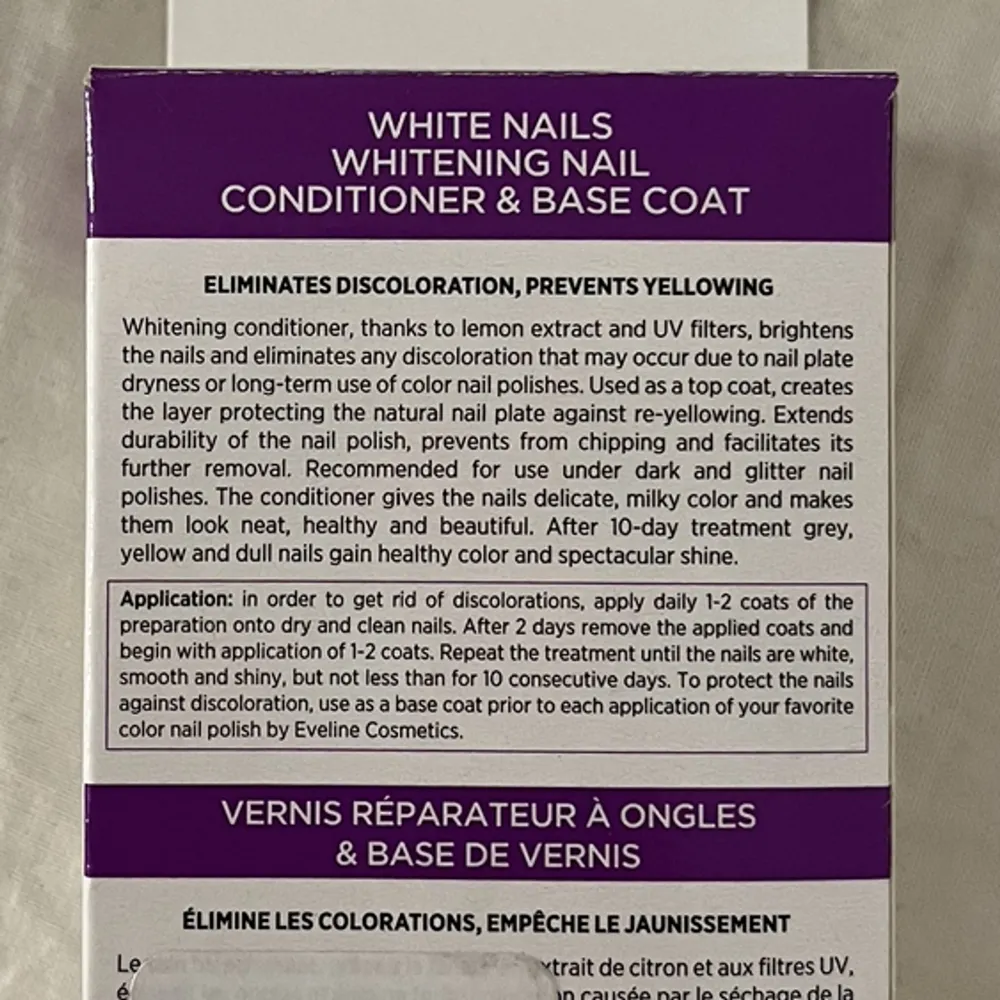 Med den här produkten får du vita naglar som kan blivit missfärgade osv🤍Den är helt oanvänd och ej öppnad☺️Pris: 40kr. Övrigt.