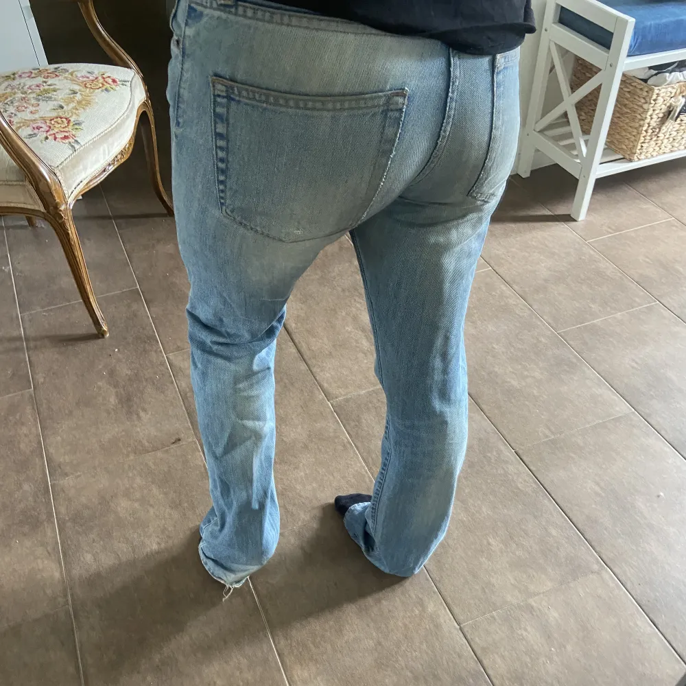super snygga lågmidjade raka jeans från lexington, sparsamt använda!. Jeans & Byxor.
