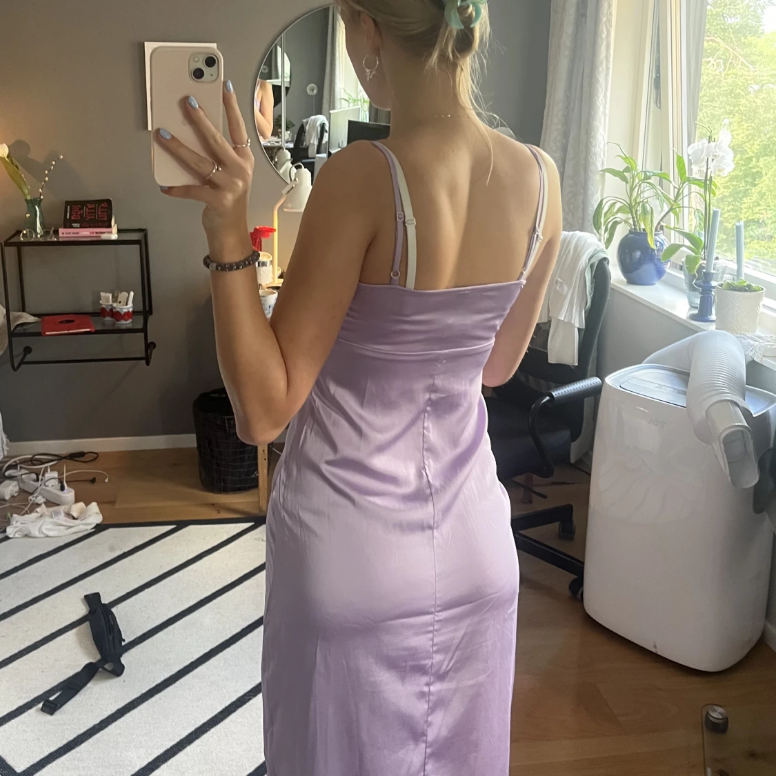 Söt lila klänning - 91