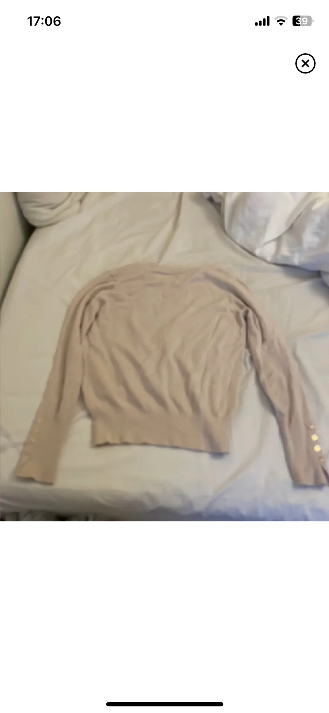 Zara tröja med knappar vid händerna