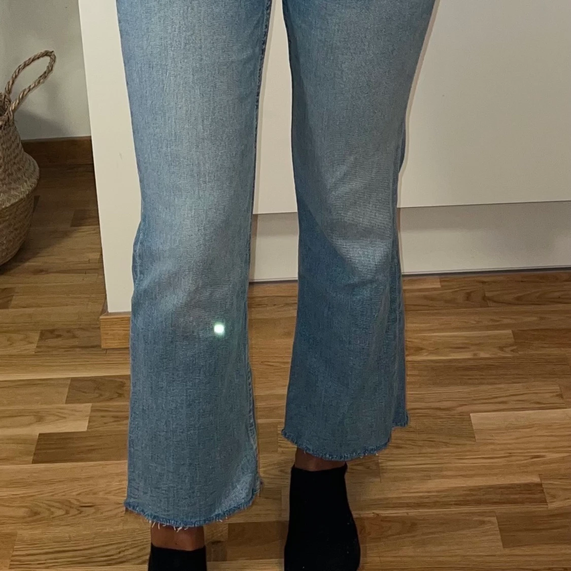 Utsvängda ankel jeans - 90