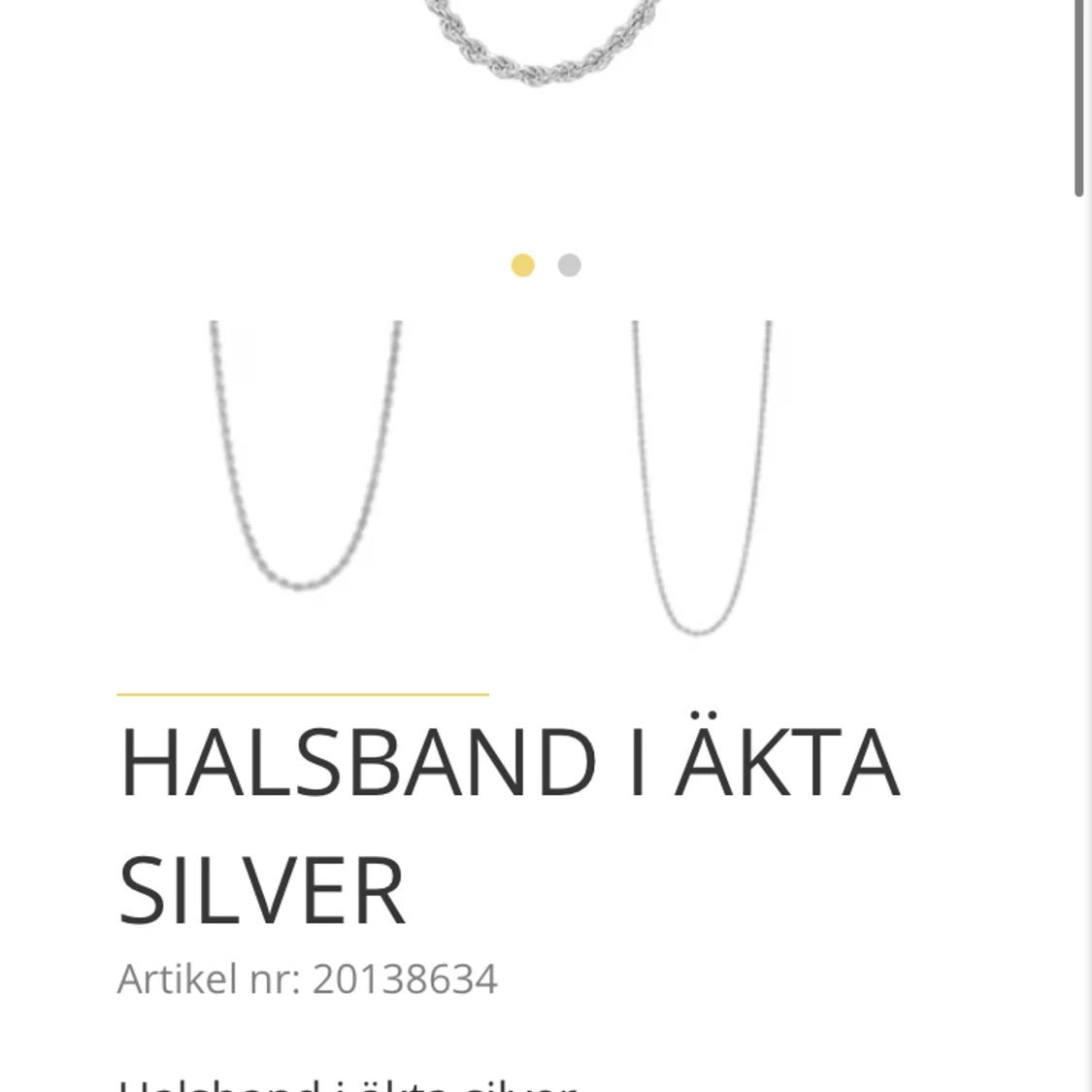 Silverkedja 925 - 91