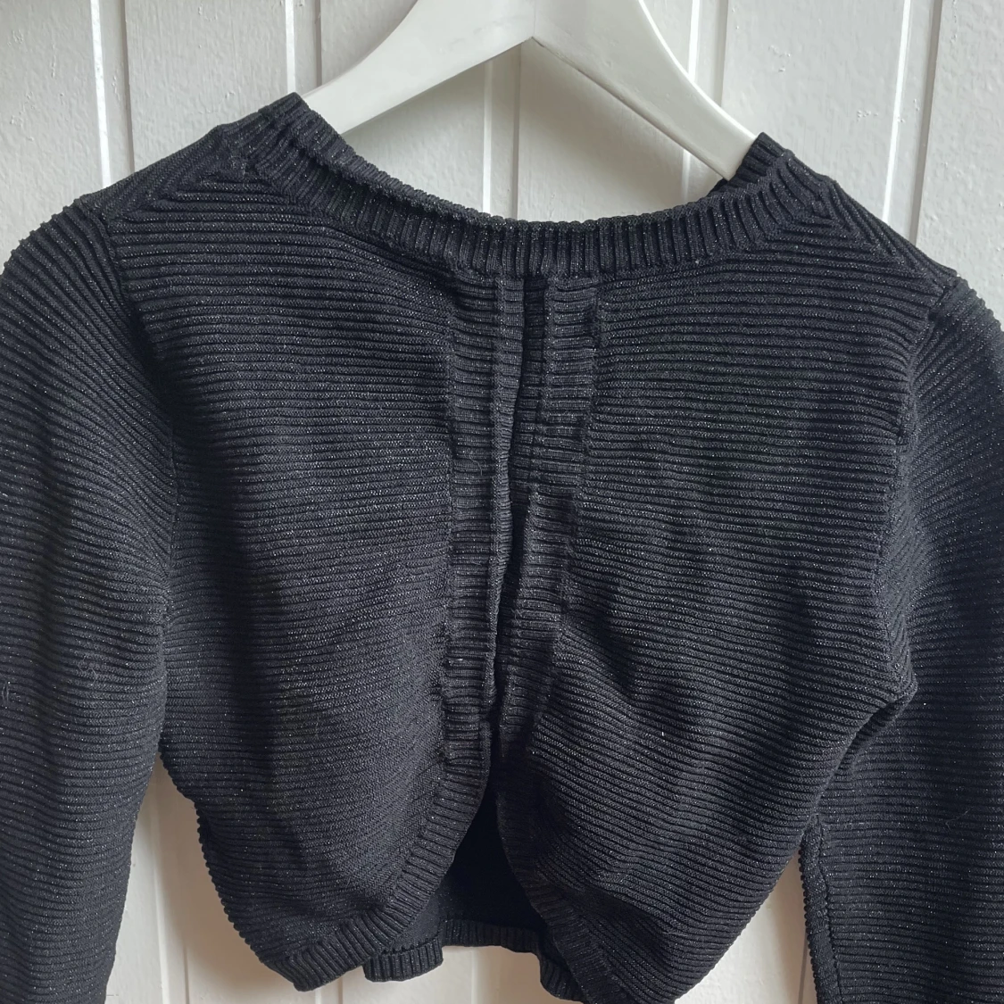 Glittrig långärmad topp - 90