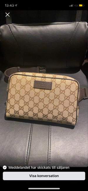 Gucci väska i ny skicka använd fåtal gånger, dustbag medförljer