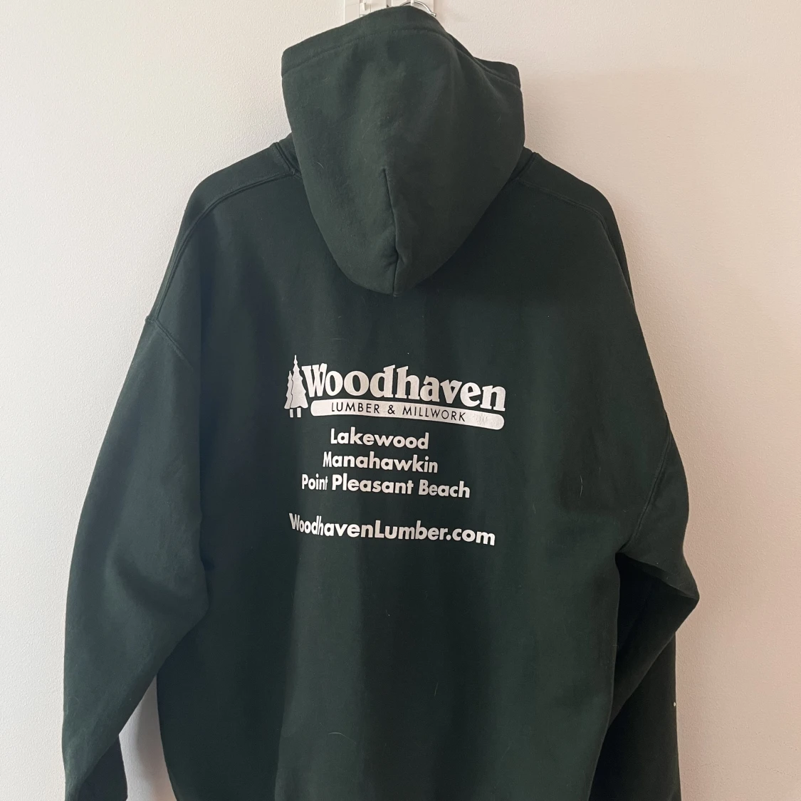 Mörkgrön Hoodie - 91