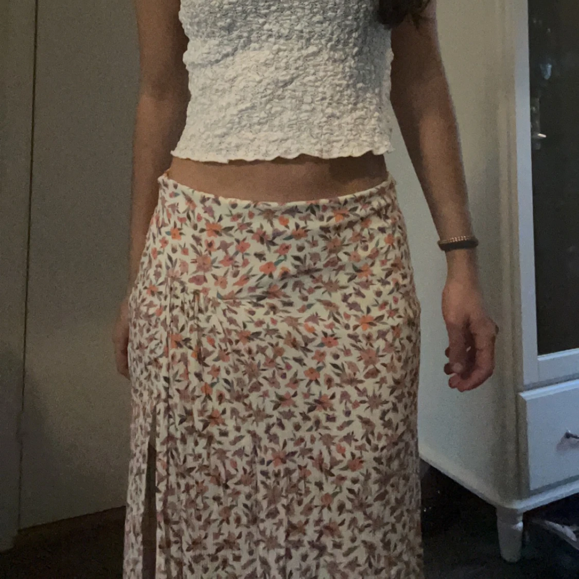 Blommig långkjol  - 90