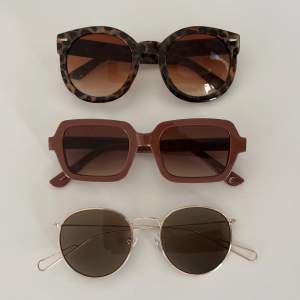 3 superfina solglasögon, obetydligt använda 100kr inklusive frakt