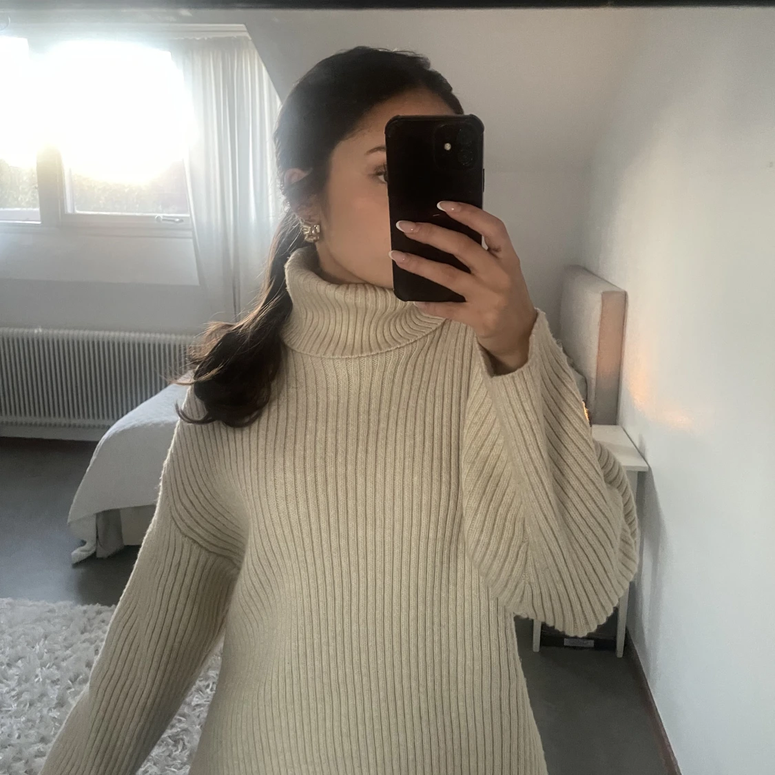 Polo stickad tröja🍂🧥🤎 - 90