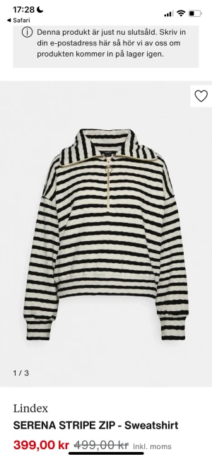 Stickad zip up - Säljer denna så gulliga tröjan ifrån Lindex, knappt använd och slutsåld hos Zalando.💞💞