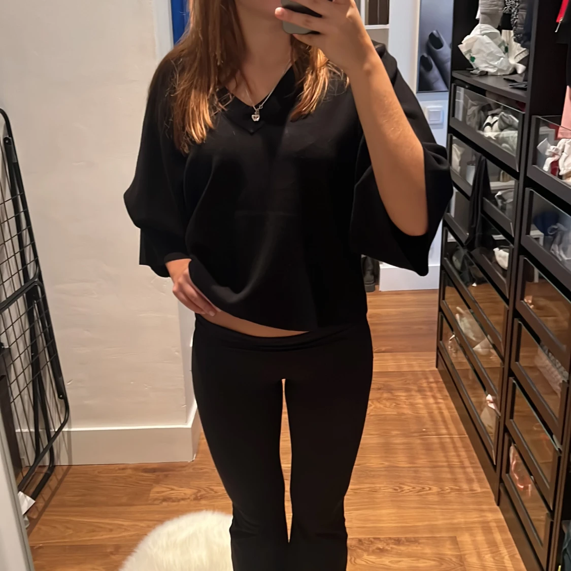 Trekvartsärmad tröja