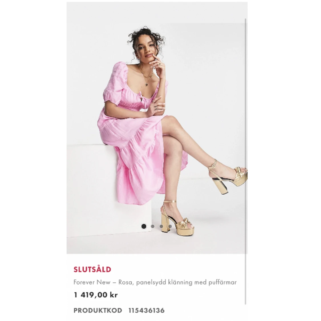 Forever new josephine tiered midi dress - 90