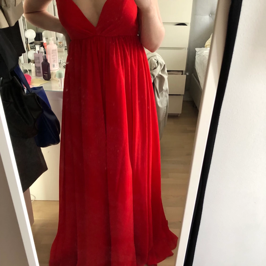 Röd balklänning - 90