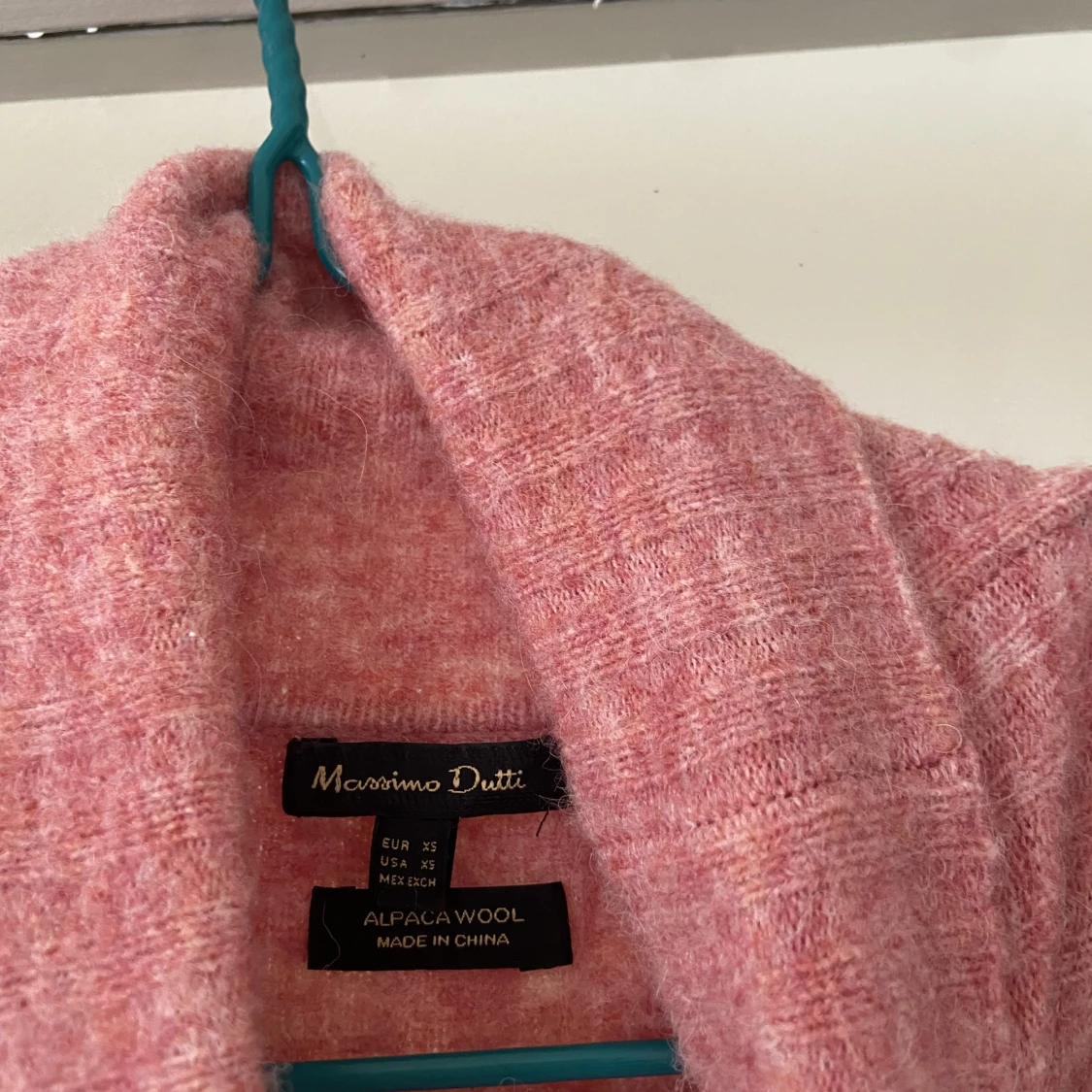 Rosa stickad tröja  - 90