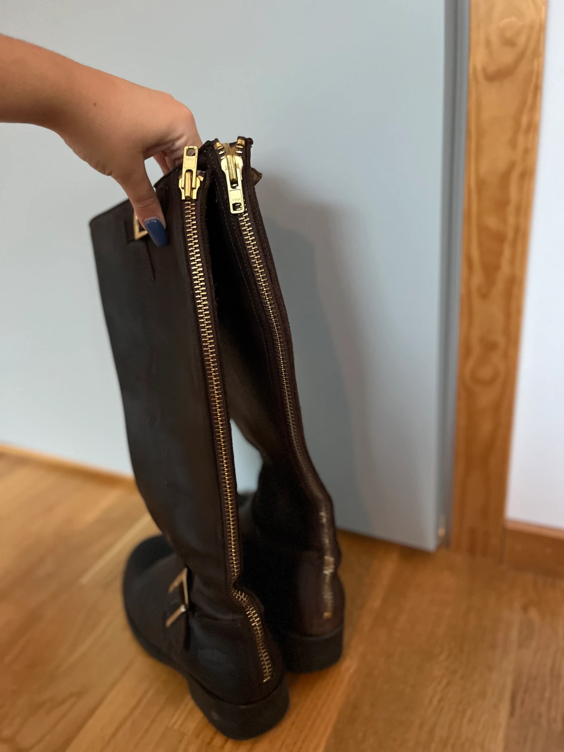 Bruna Höga Johnny Bulls Boots - 90