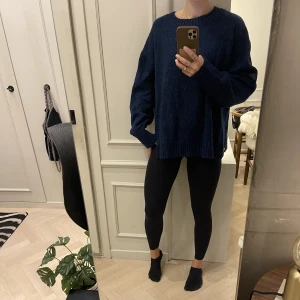 Sweater H&M - Blå stickad tröja från H&M