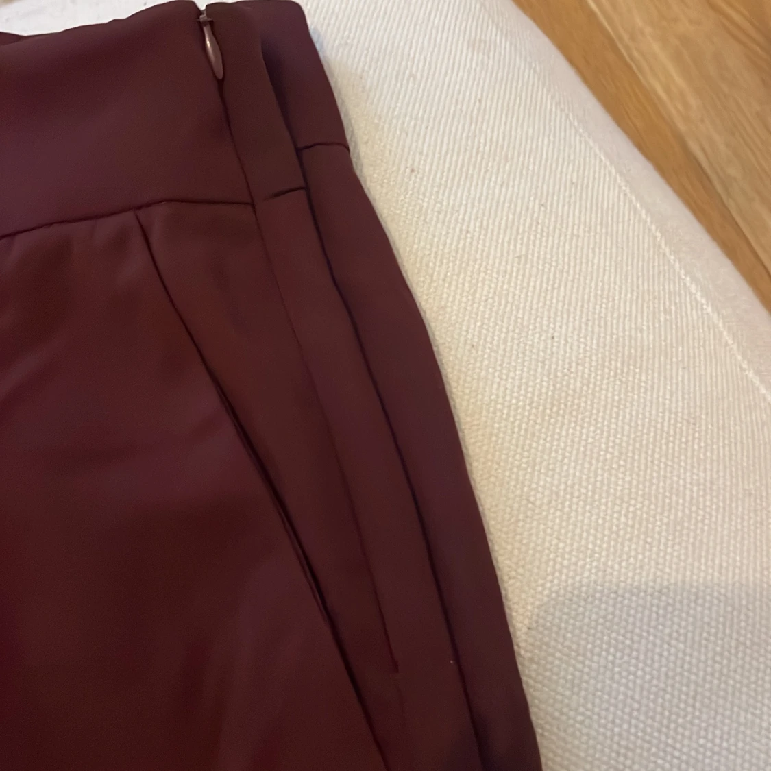 Vinröda Wide byxor  - 90