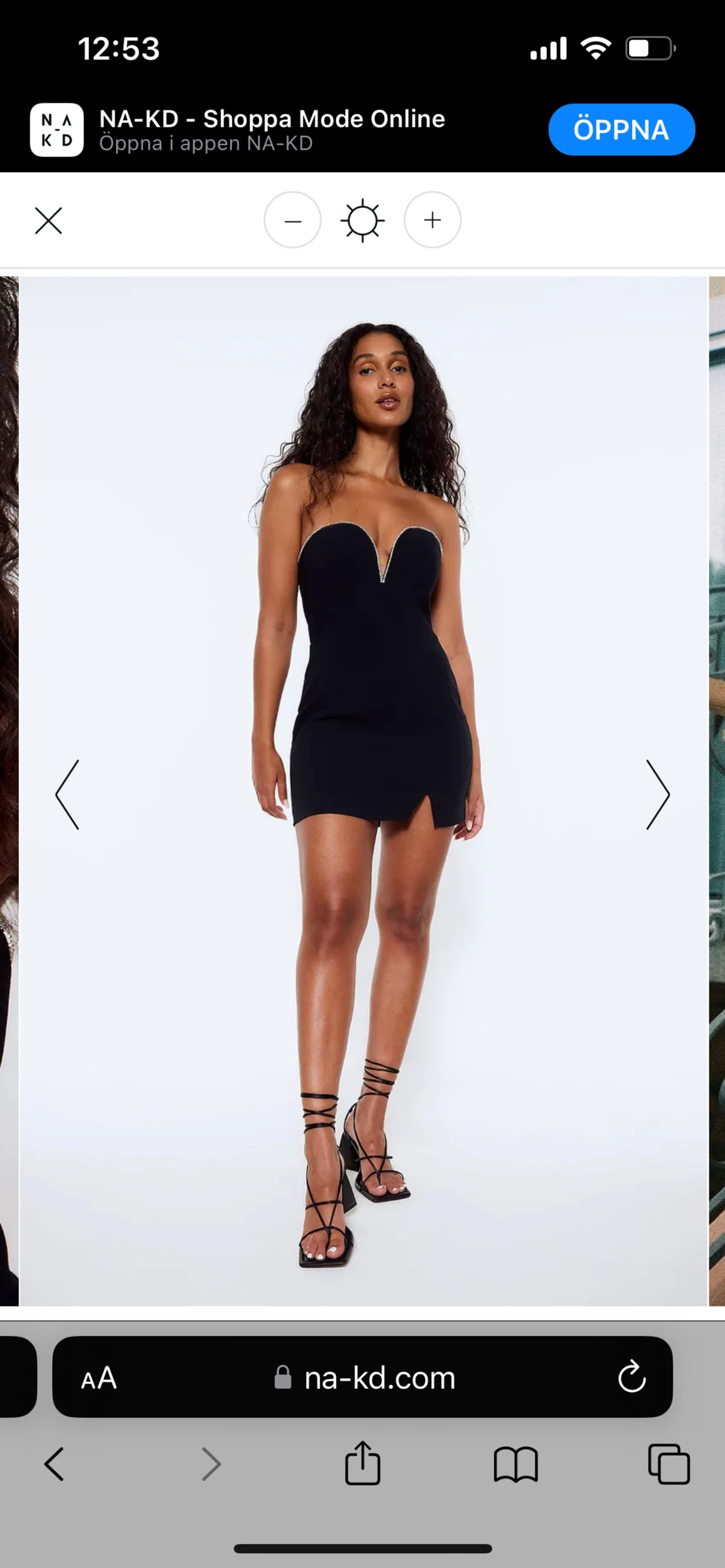 Strass mini dress - 90