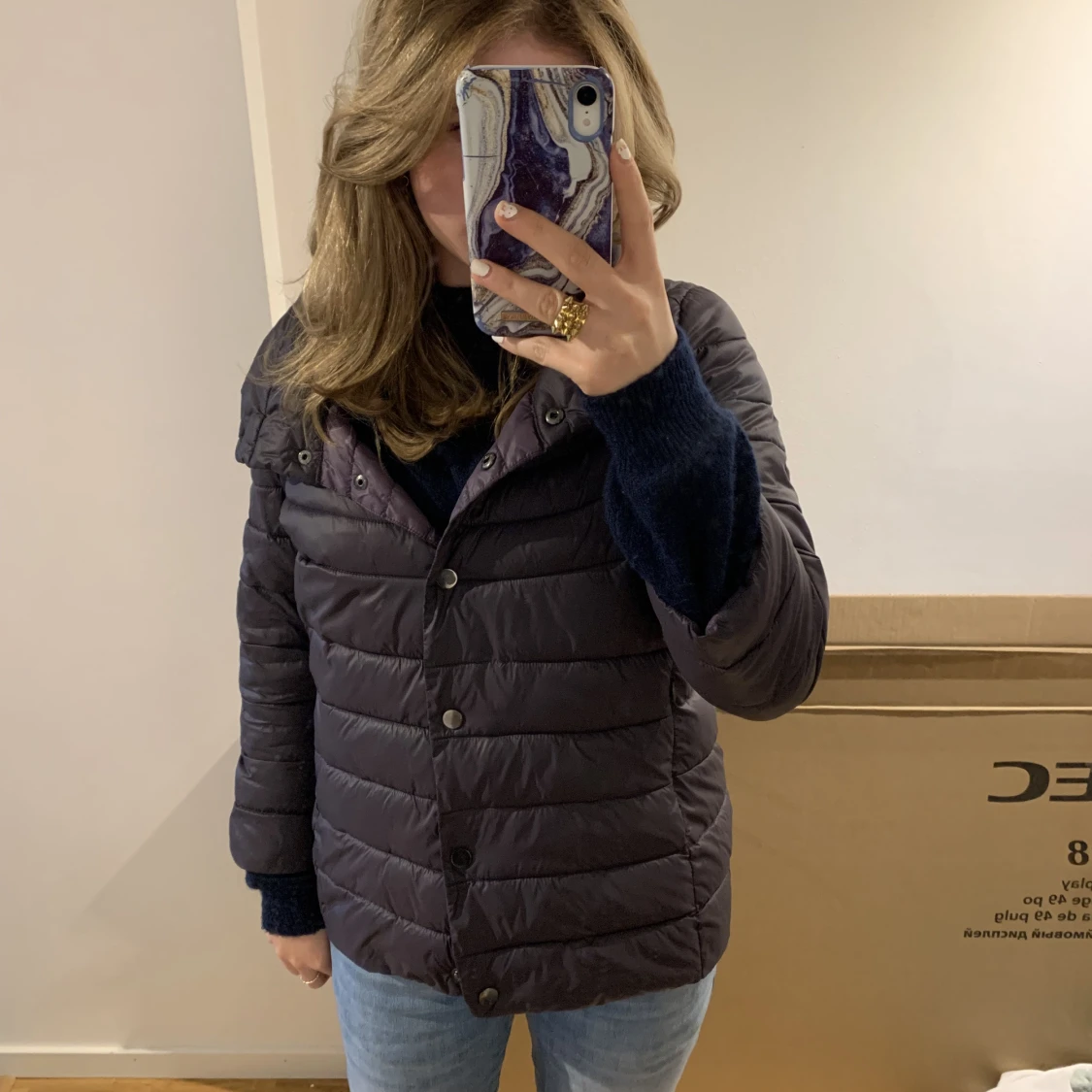 Jacka med Trekvartärm