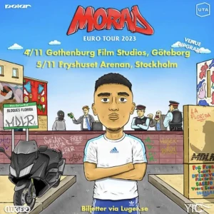 Morad European Tour - Säljer 2st ståplats biljetter till den 5 november i fryshuset,Stockholm. Biljetterna skickas via mejl.