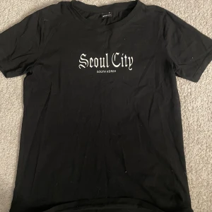 Gina t-shirt  - Svart t-shirt från Gina tricot. Kommer såklart att tvättas innan. T-shirten är i bra skcick och inte andvänt så mycket.