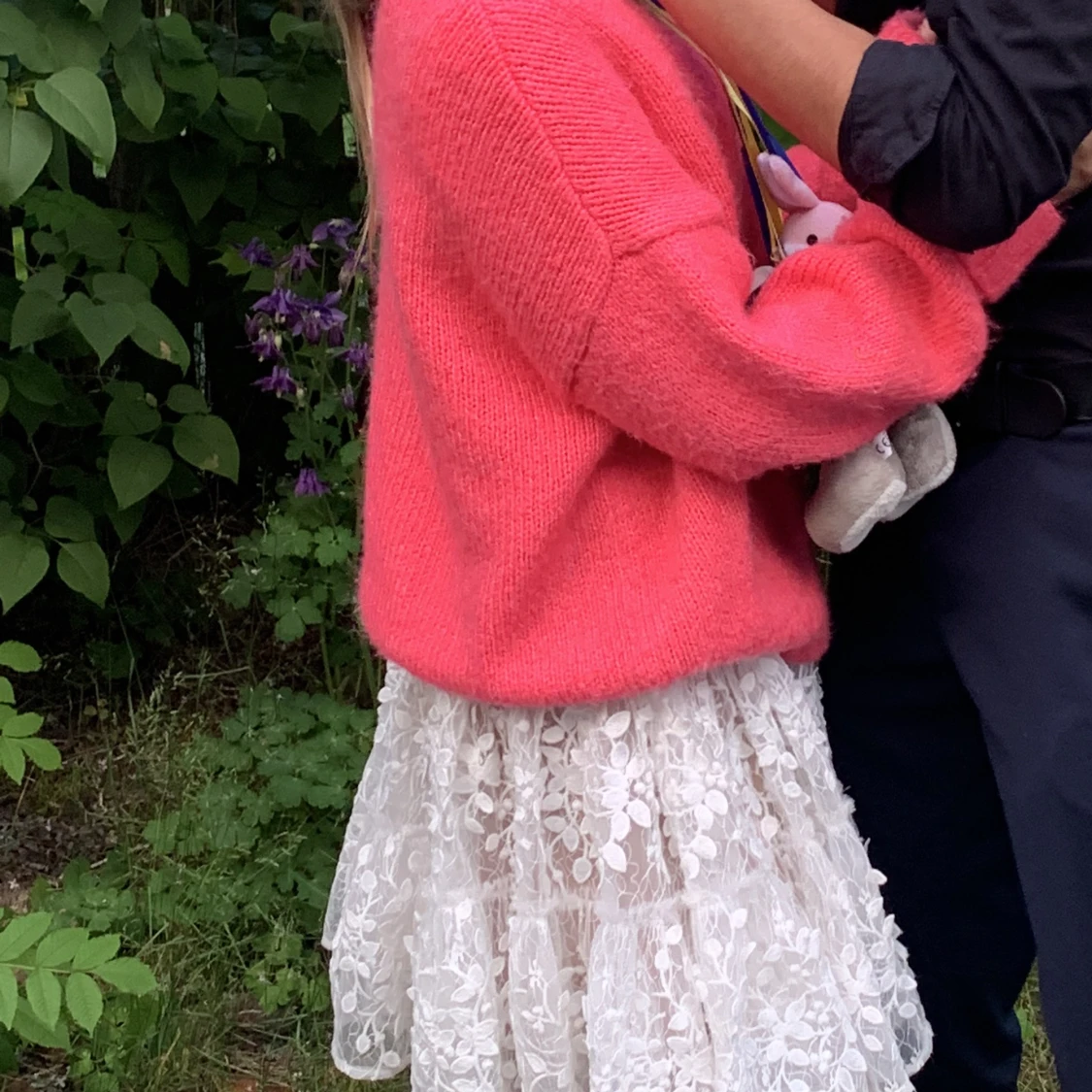 Rosa tjocktröja  - 90