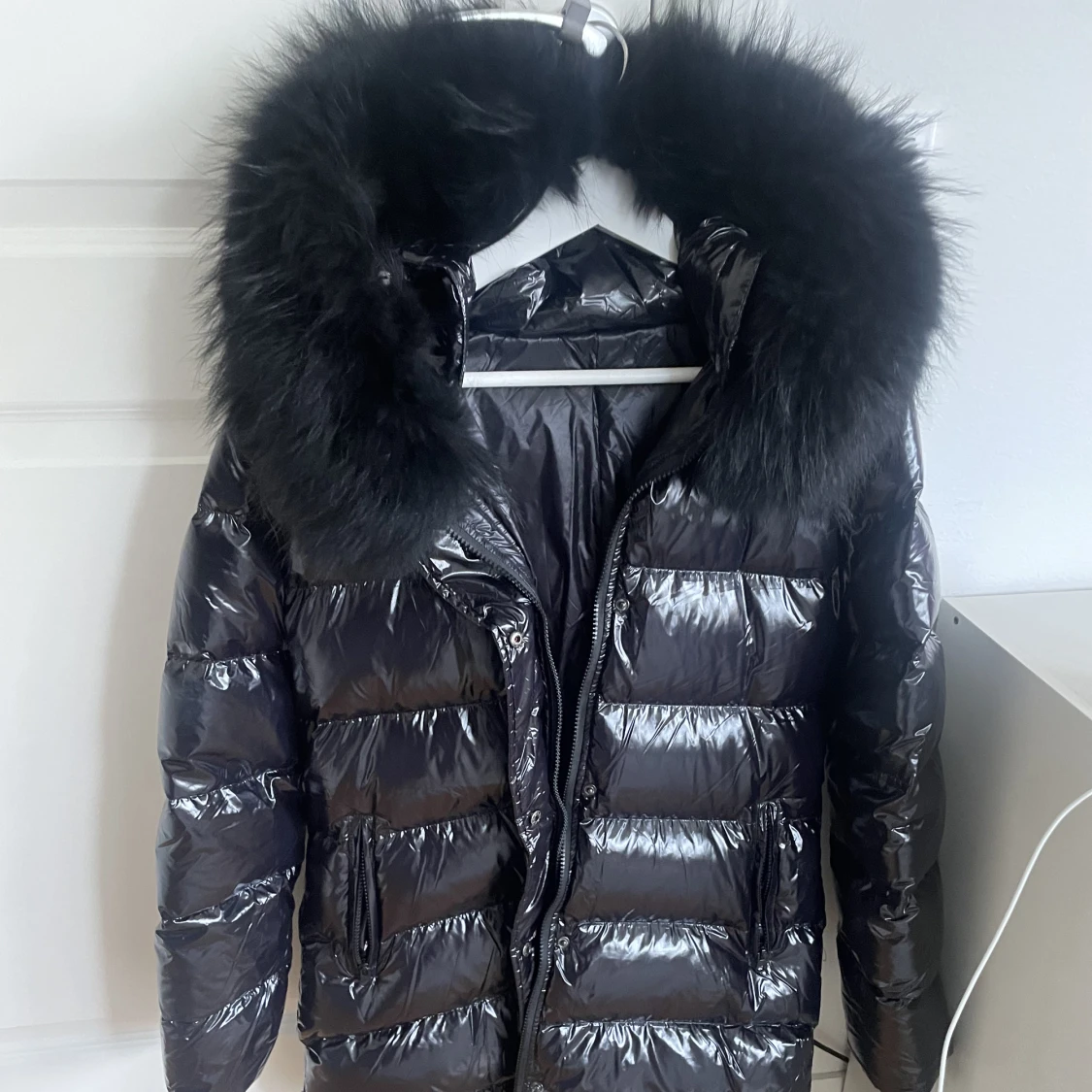 Varm lång vinterjacka 