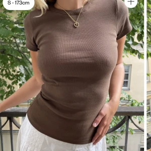 T-shirt från Djerf avenue - Brun T-shirt från Djerf avenue i storlek M🐶🤎Använd fåtal gånger 