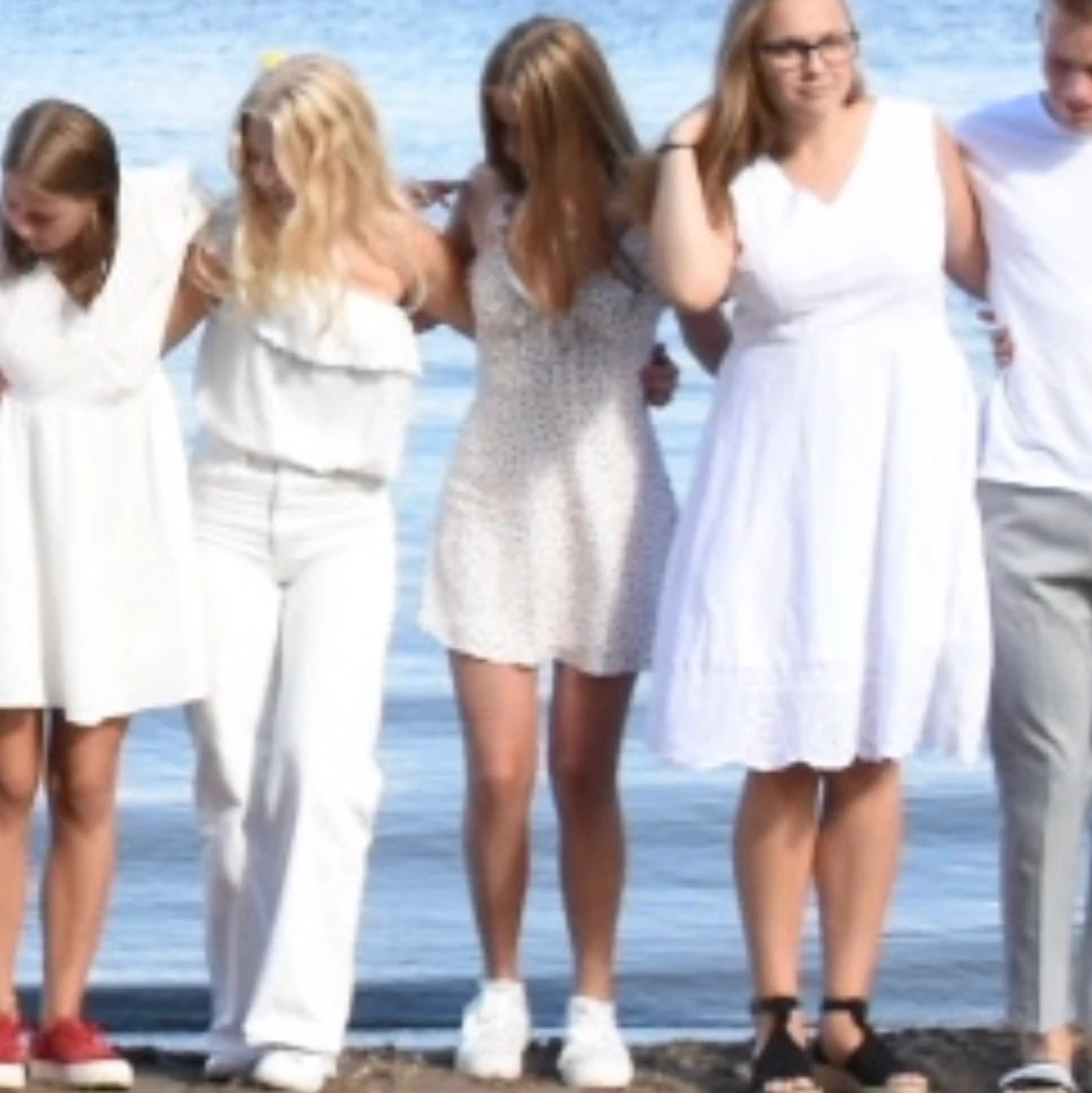 Söt blommig klänning storlek xs - 91