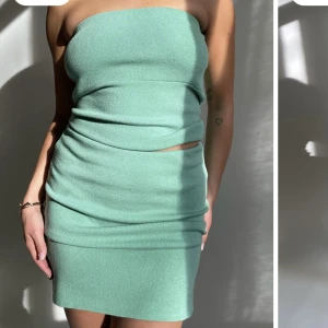 Djerf avenue sett - Säljer mitt fina djerf avenue sett i färgen mint 💚🩷 Storlek M på båda delarna!