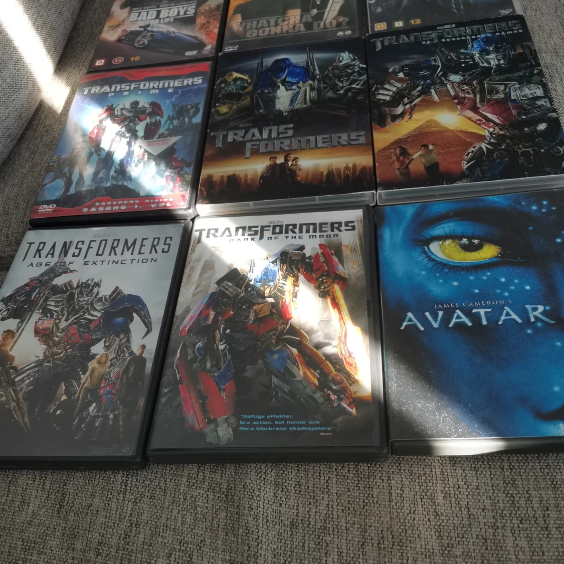 9 st dvd filmer 20 kr st