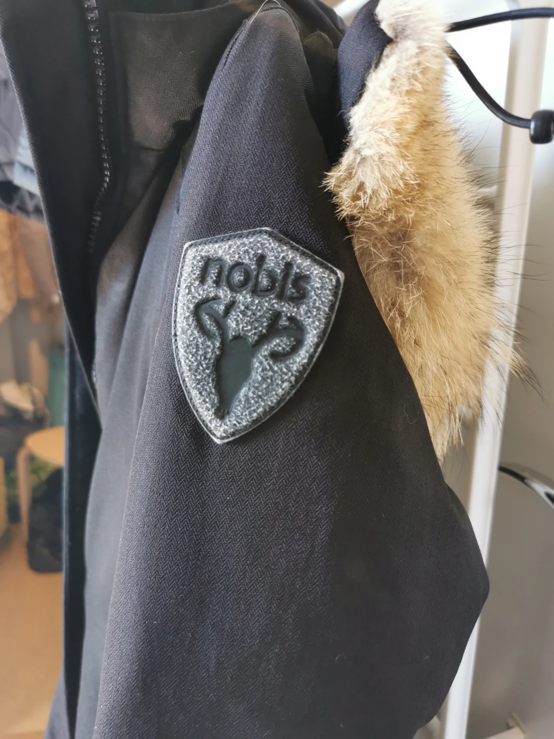 Nobis vinterjacka äkta päls - 90