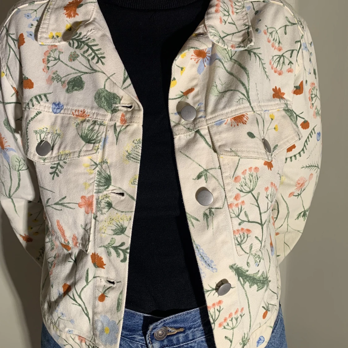 Mönstrad jeansjacka från monki! - 90