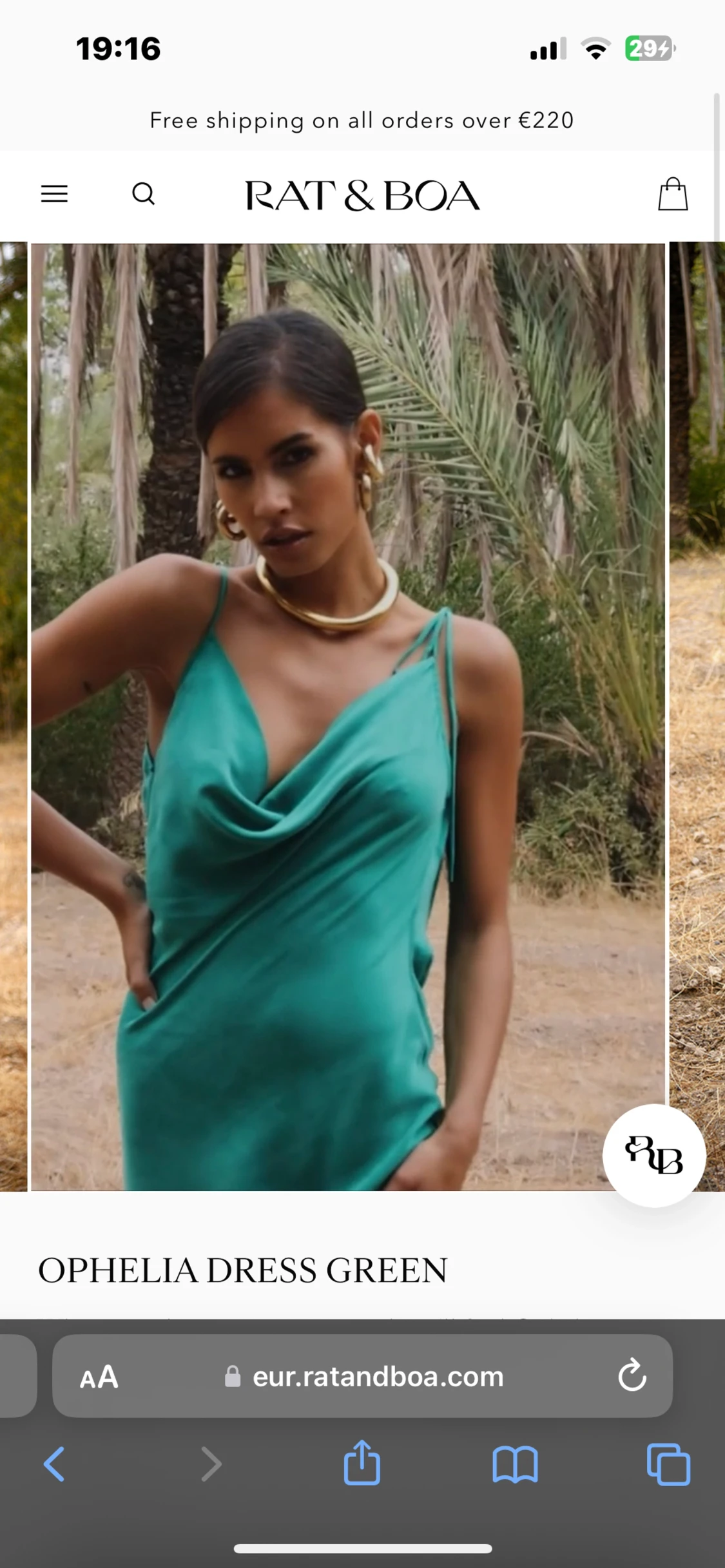 Rat & Boa klänning - 90