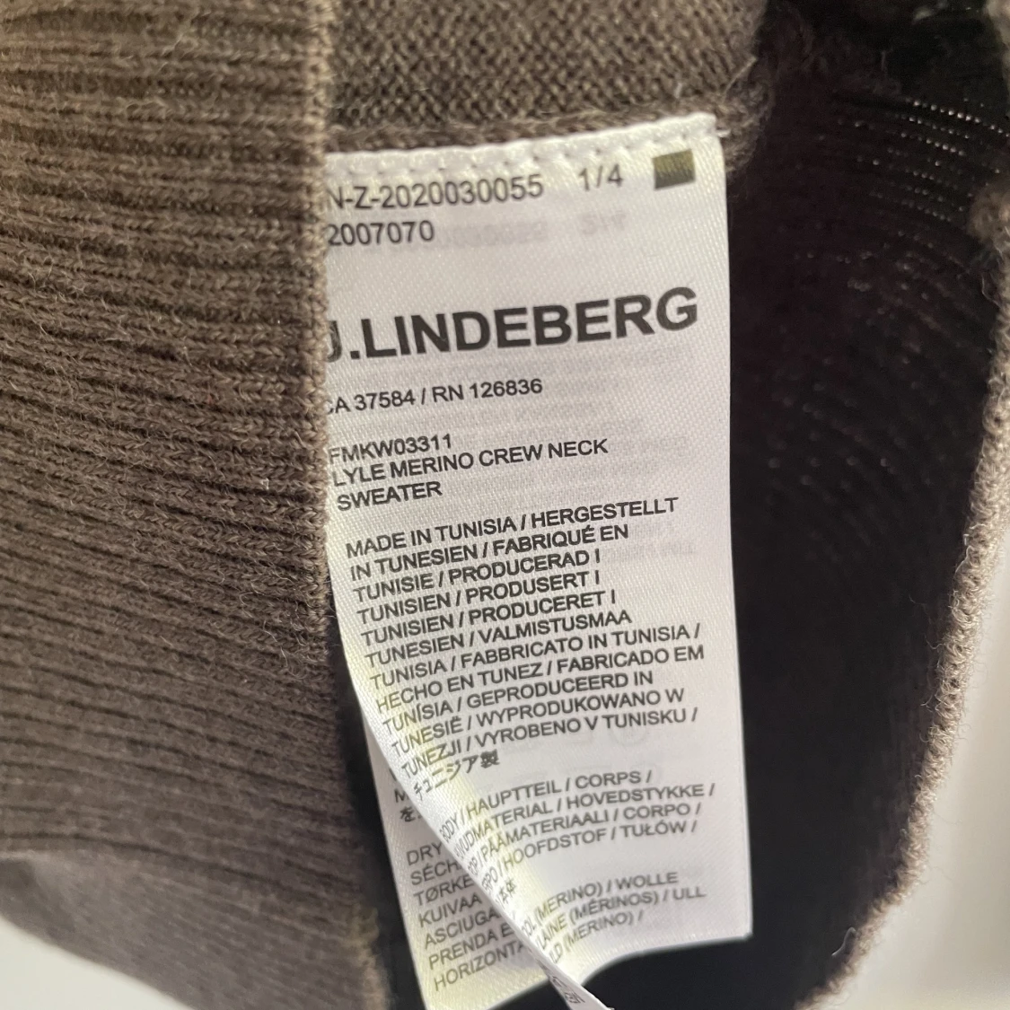 J Lindeberg merino tröja - 91