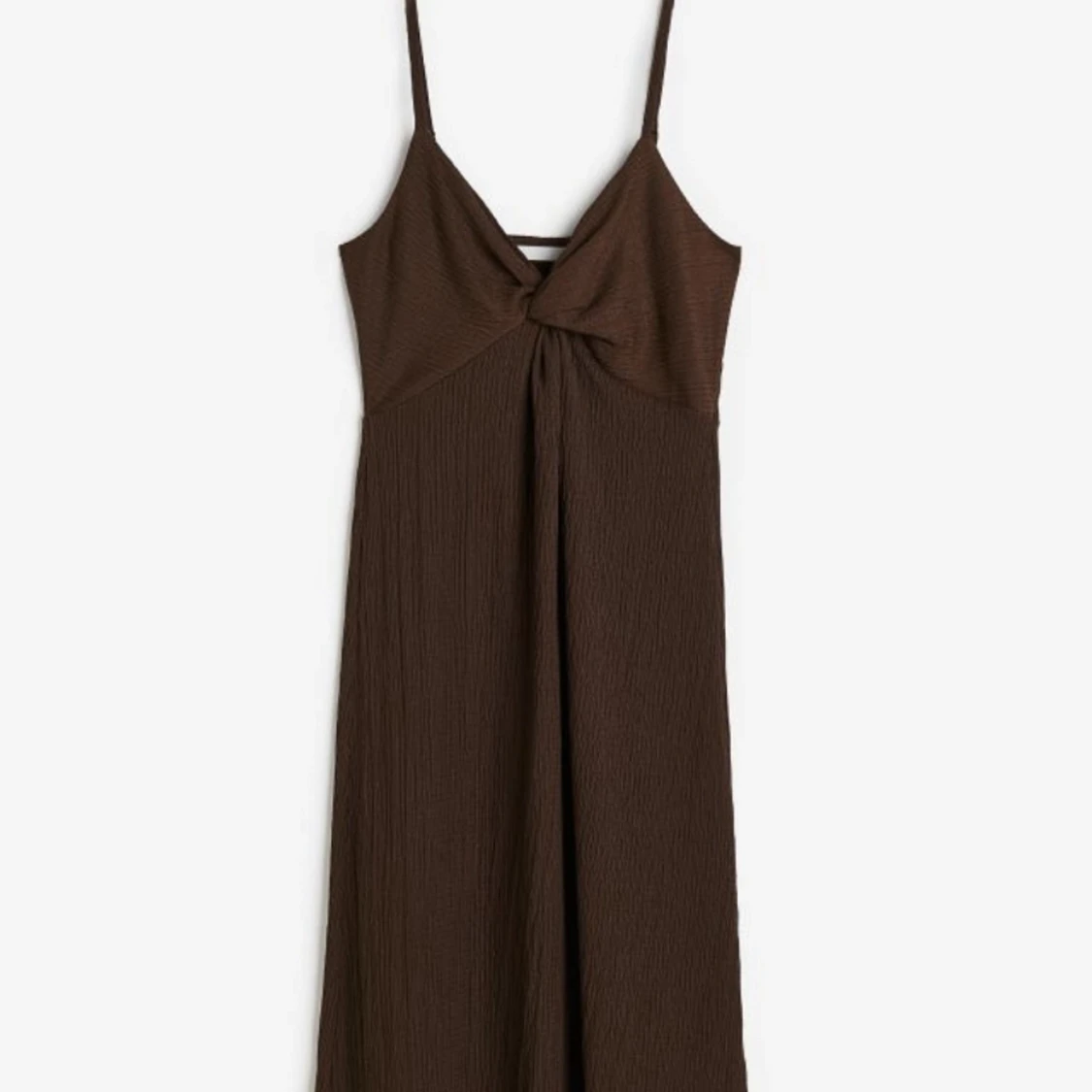 Brun midiklänning armlös H&M - 90